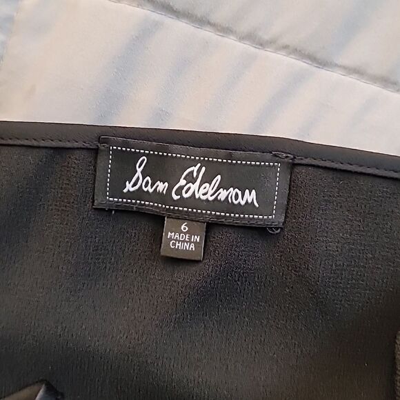 Sam Edelman Spaghetti Strap Black Slip Dress. - Picture 10 of 10